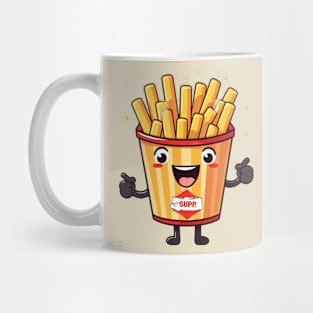 kawaii french fries T-Shirt cute potatofood Mug